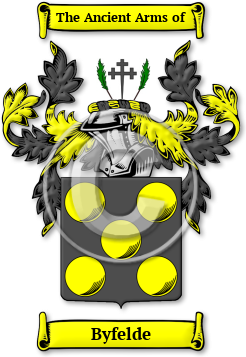 Byfelde Family Crest Download (jpg) Legacy Series - 150 DPI