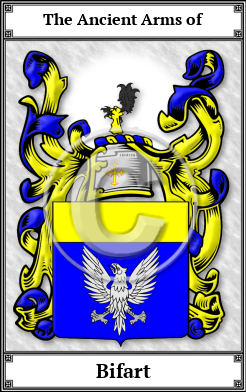 Bifart Family Crest Download (JPG)  Book Plated - 150 DPI