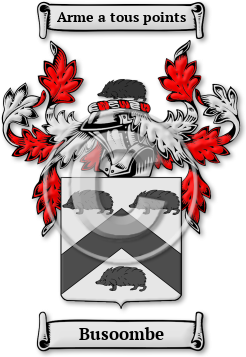 Busoombe Family Crest Download (jpg) Legacy Series - 150 DPI