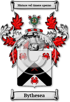 Bythesea Family Crest Download (jpg) Legacy Series - 150 DPI