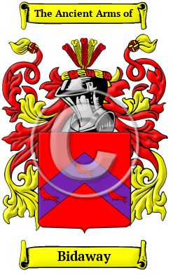 Bidaway Family Crest/Coat of Arms