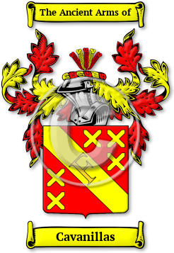 Cavanillas Family Crest Download (jpg) Legacy Series - 150 DPI