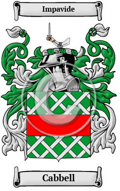 Cabbell Family Crest/Coat of Arms