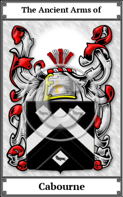 Cabourne Family Crest Download (JPG)  Book Plated - 150 DPI