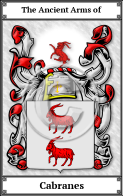 Cabranes Family Crest Download (JPG)  Book Plated - 150 DPI