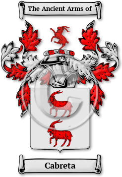 Cabreta Family Crest Download (jpg) Legacy Series - 150 DPI