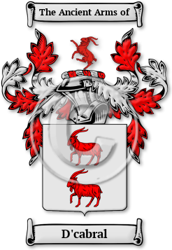 D'cabral Family Crest Download (jpg) Legacy Series - 150 DPI