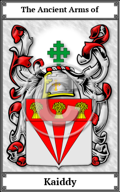 Kaiddy Family Crest Download (JPG)  Book Plated - 150 DPI