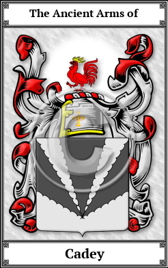 Cadey Family Crest Download (JPG)  Book Plated - 150 DPI