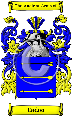 Cadoo Family Crest Download (jpg) Heritage Series - 150 DPI