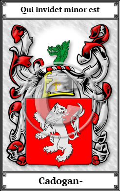 Cadogan- Family Crest Download (JPG)  Book Plated - 150 DPI
