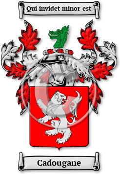 Cadougane Family Crest Download (jpg) Legacy Series - 150 DPI
