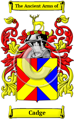 Cadge Family Crest Download (JPG) Heritage Series - 600 DPI