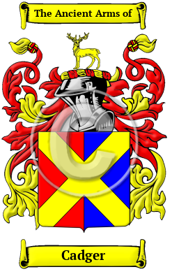 Cadger Family Crest/Coat of Arms