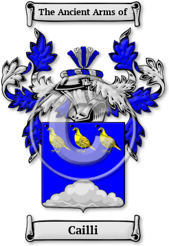 Cailli Family Crest Download (jpg) Legacy Series - 150 DPI