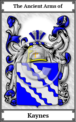 Kaynes Family Crest Download (JPG)  Book Plated - 150 DPI