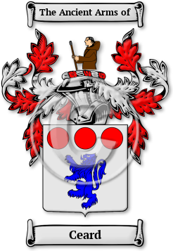 Ceard Family Crest Download (JPG) Legacy Series - 600 DPI
