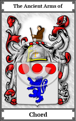 Chord Family Crest Download (JPG) Book Plated - 600 DPI