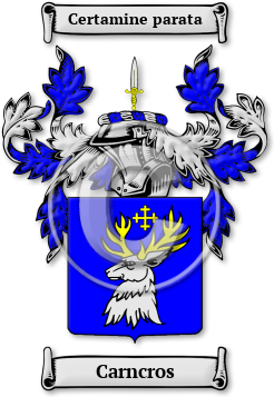 Carncros Family Crest Download (jpg) Legacy Series - 150 DPI