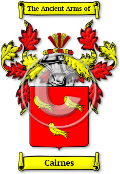 Cairnes Family Crest Download (jpg) Legacy Series - 150 DPI