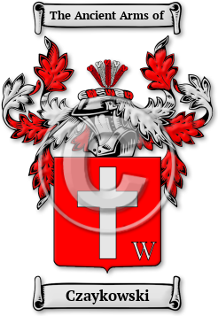 Czaykowski Family Crest Download (jpg) Legacy Series - 150 DPI