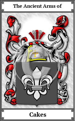 Cakes Family Crest Download (JPG)  Book Plated - 150 DPI