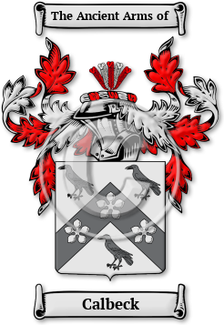 Calbeck Family Crest Download (jpg) Legacy Series - 150 DPI