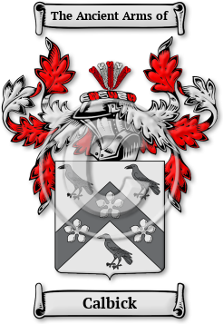 Calbick Family Crest Download (jpg) Legacy Series - 150 DPI