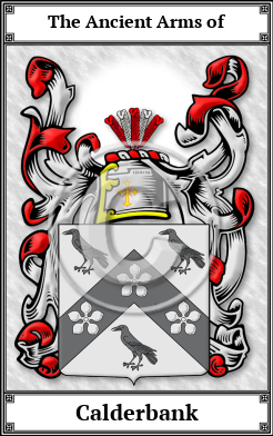 Calderbank Family Crest Download (JPG)  Book Plated - 150 DPI