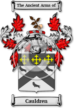 Cauldren Family Crest Download (jpg) Legacy Series - 150 DPI