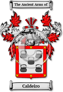 Caldeiro Family Crest Download (jpg) Legacy Series - 150 DPI