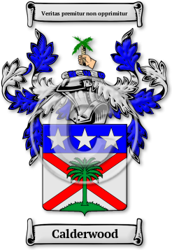 Calderwood Family Crest Download (jpg) Legacy Series - 150 DPI
