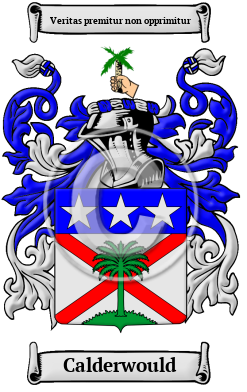 Calderwould Family Crest Download (JPG) Heritage Series - 600 DPI