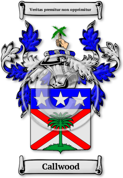 Callwood Family Crest Download (jpg) Legacy Series - 150 DPI