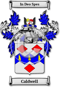 Caldwell Family Crest Download (JPG) Legacy Series - 300 DPI