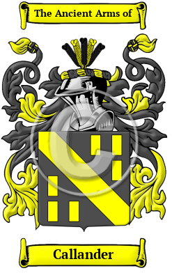 Callander Family Crest/Coat of Arms