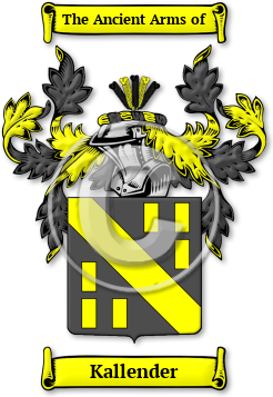 Kallender Family Crest Download (JPG) Legacy Series - 600 DPI