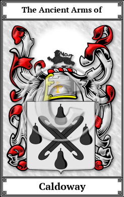 Caldoway Family Crest Download (JPG)  Book Plated - 150 DPI