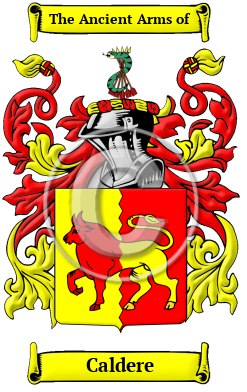 Caldere Family Crest Download (JPG) Heritage Series - 600 DPI