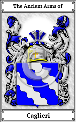 Caglieri Family Crest Download (JPG)  Book Plated - 150 DPI