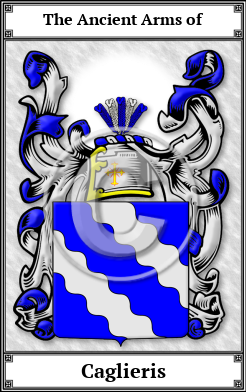 Caglieris Family Crest Download (JPG)  Book Plated - 150 DPI