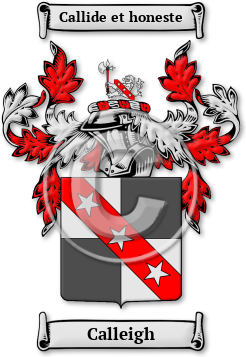 Calleigh Family Crest Download (jpg) Legacy Series - 150 DPI