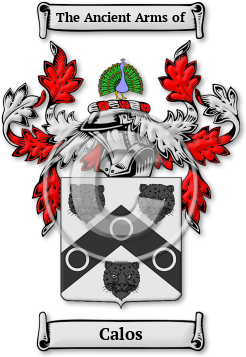 Calos Family Crest Download (jpg) Legacy Series - 150 DPI