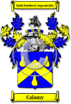 Calamy Family Crest Download (jpg) Legacy Series - 150 DPI