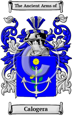 Calogera Family Crest Download (JPG) Heritage Series - 300 DPI