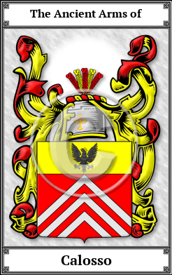 Calosso Family Crest Download (JPG)  Book Plated - 150 DPI