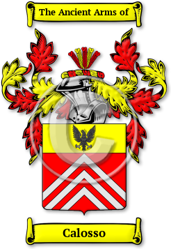 Calosso Family Crest Download (jpg) Legacy Series - 150 DPI