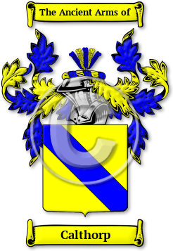 Calthorp Family Crest Download (jpg) Legacy Series - 150 DPI