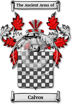 Calvos Family Crest Download (jpg) Legacy Series - 150 DPI