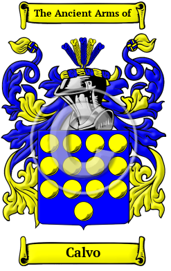 Calvo Family Crest Download (JPG) Heritage Series - 600 DPI
